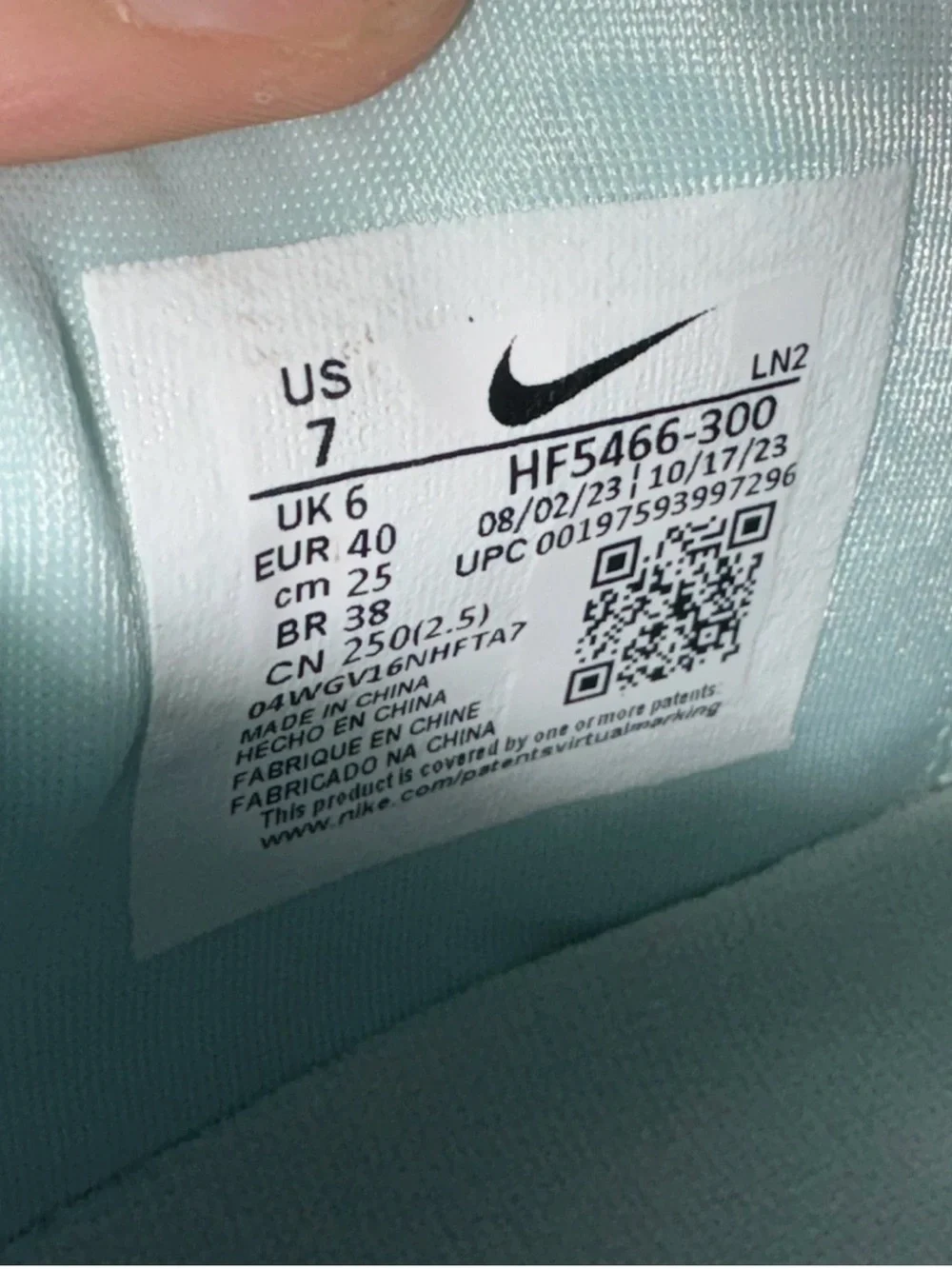 Nike LeBron 21 Aragonite Men's Distressed Denim Blue / Mint Sneakers HF5466-300